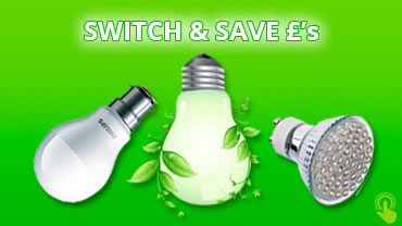 LED light bulbs lower your energy costs by up to 80%