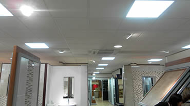 We slashed 50% of the entire energy bill for this showroom by installing LED lights